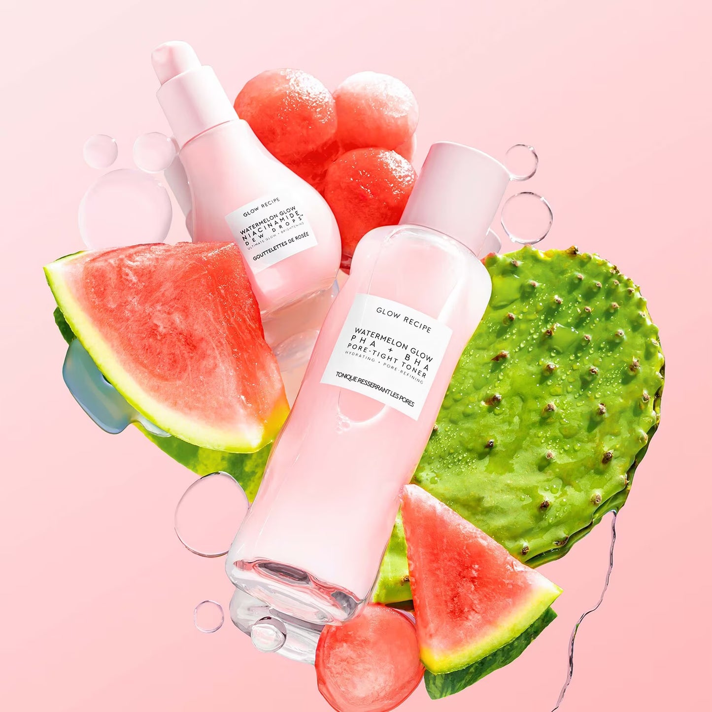 Watermelon Glow - Sérum Gouttes Rosées à la Niacinamide