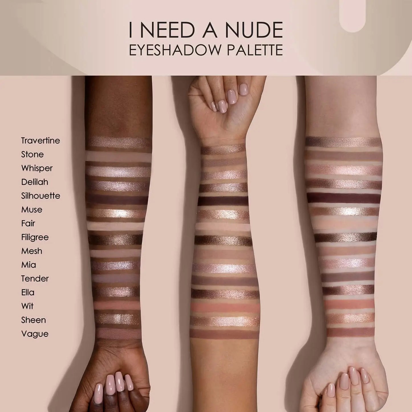 I Need A Nude - Palette de fards à paupière