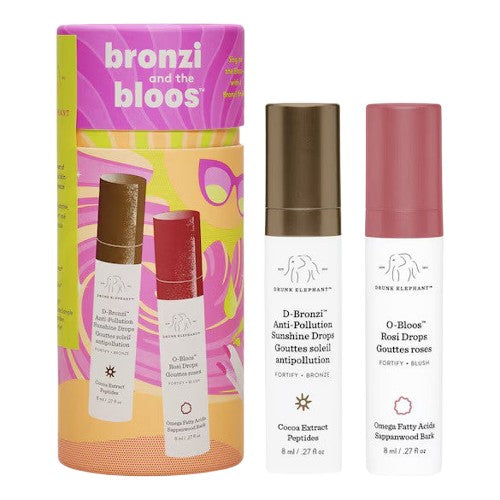 Bronzi and the bloos™ - Coffret soin visage avec sérum bronzant et sérum rosé , DRUNK ELEPHANT